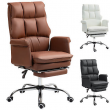 Executive Office Chair with Footrest, Ergonomic, Reclining