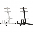 Soozier 2" Weight Plate Rack with Bar Holders, 660lbs Capacity