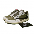 Travis Scott X Air Jordan 1 Low OG ''Medium Olive''  Black Sail Men‘S DM7866-200