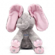 Dimple Animated Plush Singing Kaia Elephant w/ Peek-a-boo Ears