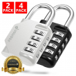 [4 Digit Combination] Padlock Travel Luggage Suitcase Bag Lock School Gym Locker