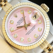 ROLEX LADIES DATEJUST 69173 TWO TONE 18K YELLOW GOLD & STEEL WATCH + ROLEX BAND