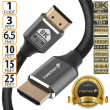 [1FT 3FT 6.5FT 10FT 15FT 25FT] 8K 4K UHD High Speed Ethernet HDMI 2.1 Cable