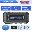 Jump Starter TOPDON 2000A Portable Car 12V Battery Booster Jumper Box Powerbank