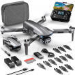 4K Drone With Camera Quadcopter GPS WIFI 2X25 Mins Flight Time Brushless Motor