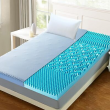 3" Mattress Topper Zoned Gel Memory Foam with Free Breathable Cover