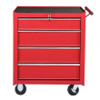 4-Drawer Rolling Tool Chest with Lock & Key, Tool Storage Cabinet with Wheels US