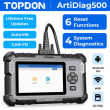 2024 TOPDON AD500 PRO+ OBD2 Scanner Car Diagnostic Tool Engine ABS SRS EBP SAS