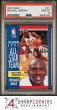 1991 FLEER #211 MICHAEL JORDAN BULLS HOF PSA 10