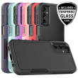 For Samsung Galaxy A25 5G Case Heavy-Duty Tough Dual Layer Cover +Tempered Glass