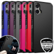 For Moto G Power 5G 2024 Phone Case Mount Friendly Rubber Cover +Tempered Glass